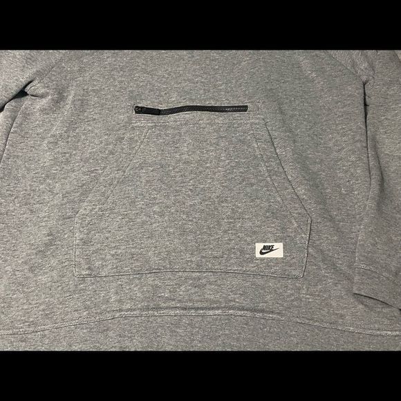 Nike sportswear modern funnel neck sweatshirt size M fits L grey VGUC - Picture 3 of 11